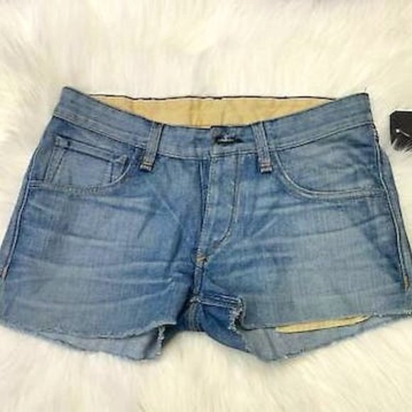 RAG Bone Dre Cutoff Denim Shorts Size 30
